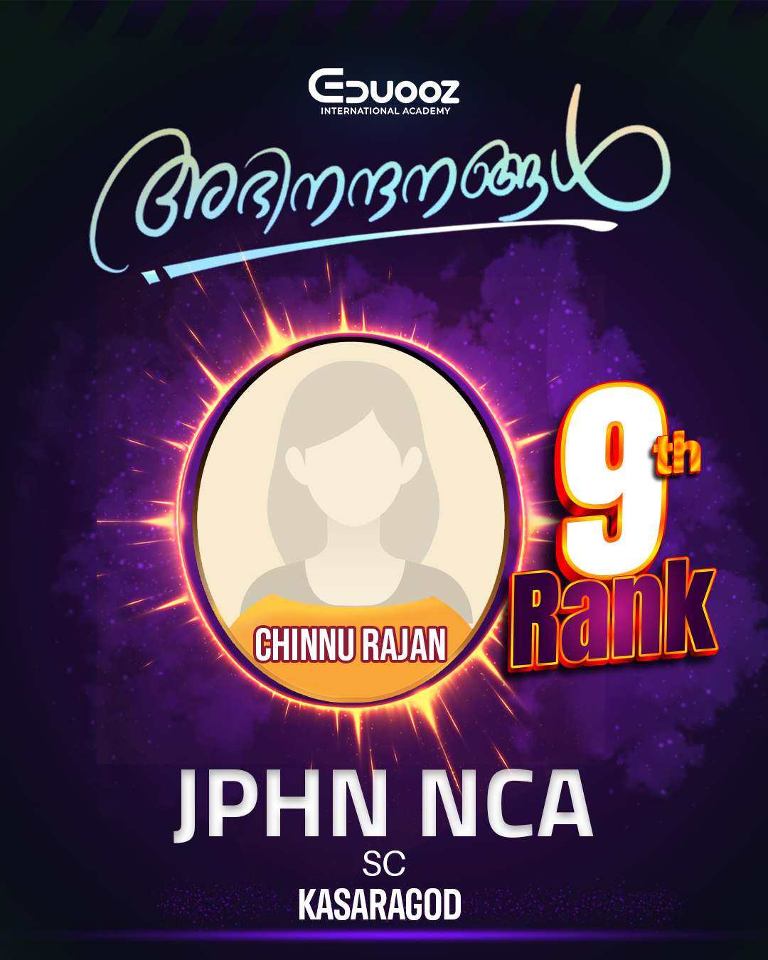 Rank holder portrait: chinu rajan NCA JPHN.jpg